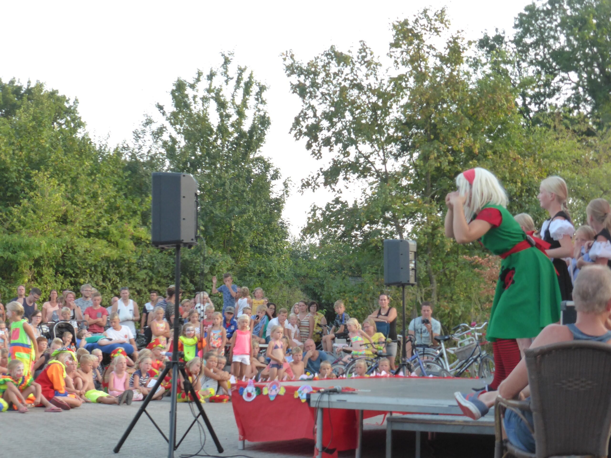Camping met animatie bergzicht