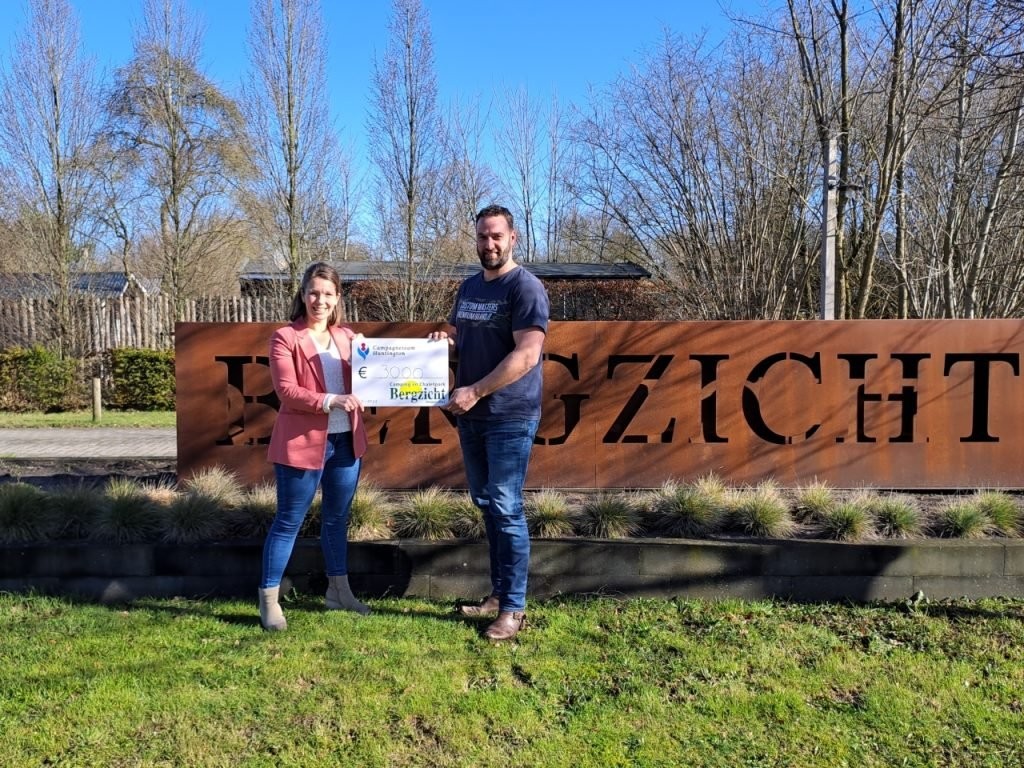 Cheque van 3000 euro voor Huntington