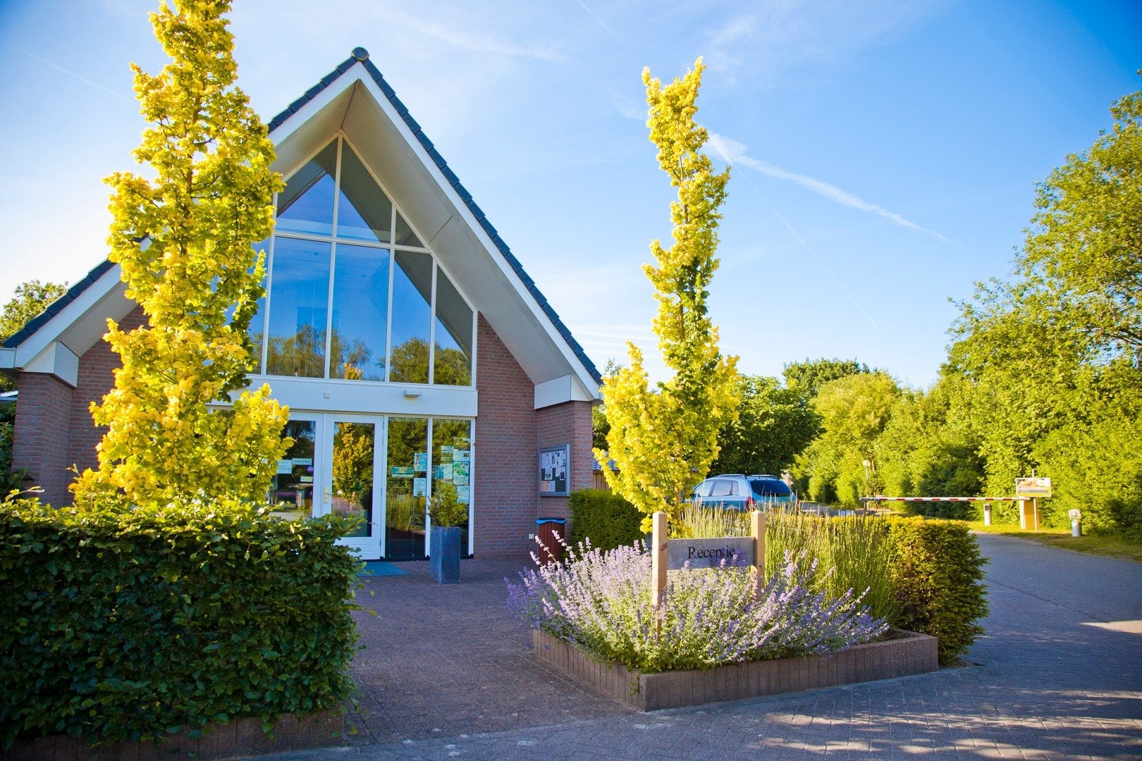 Receptie camping bergzicht