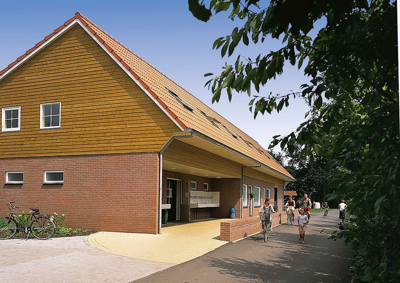 Sanitairgebouw camping bergzicht