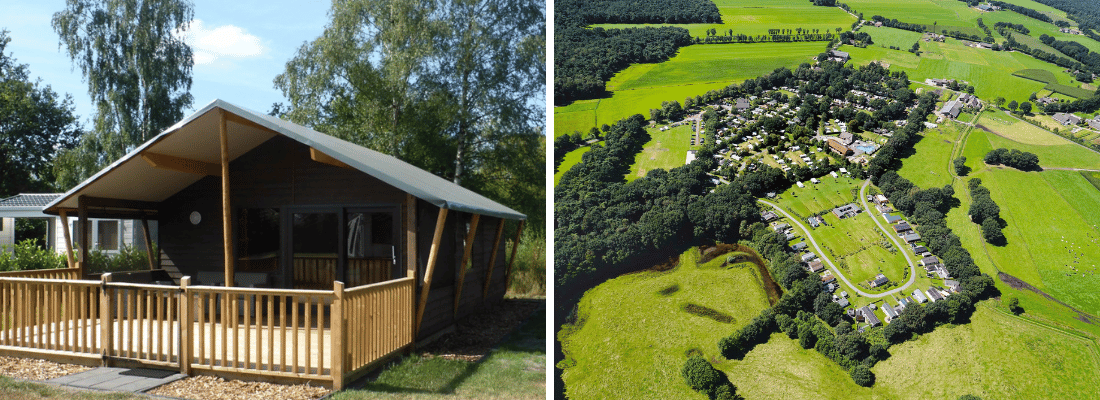 Glamping Ommen Lodge de Luxe bij Camping Bergzicht